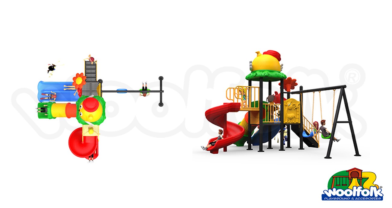 Juego Infantil para exteriores, tipo temático. Modelo: AKM016