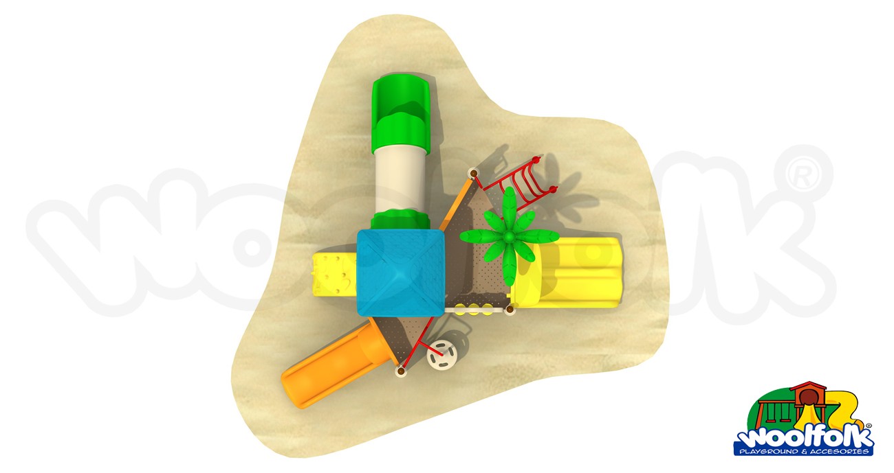 Juego Infantil para exteriores, tipo temático. Modelo: NA017