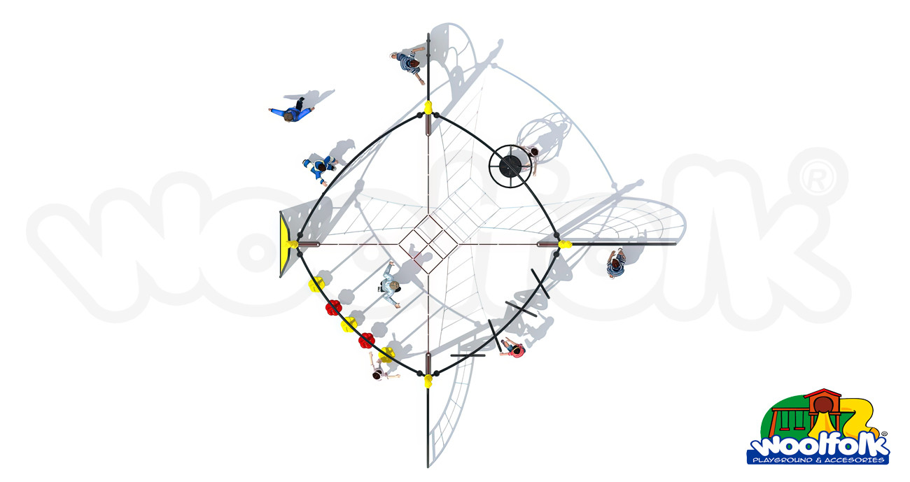 Juego Infantil para exteriores, tipo extremo. Modelo: FE047