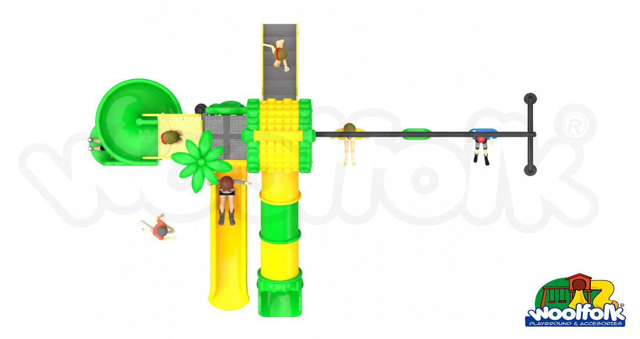 Juego Infantil para exteriores, tipo temático. Modelo: AKM020C