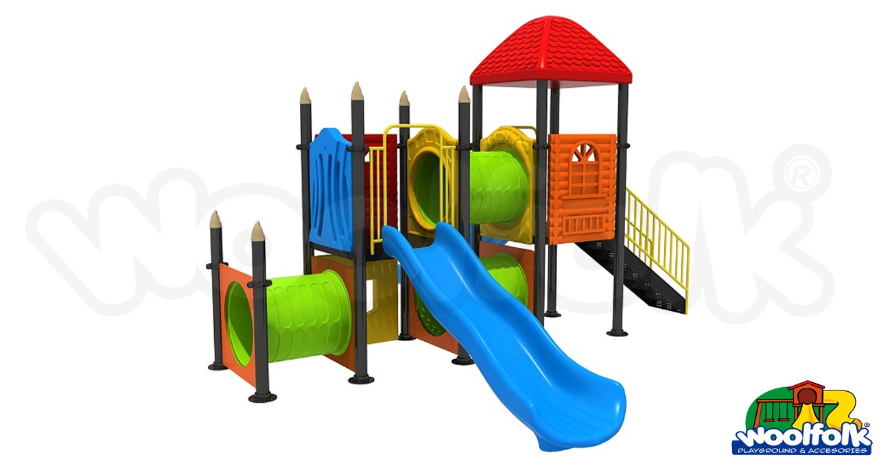 Juego Infantil metálico para exteriores. Modelo: MET212