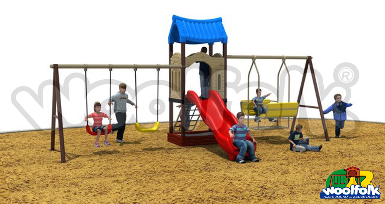 Juego Infantil para exteriores Línea Columpios. Modelo: MET205-E