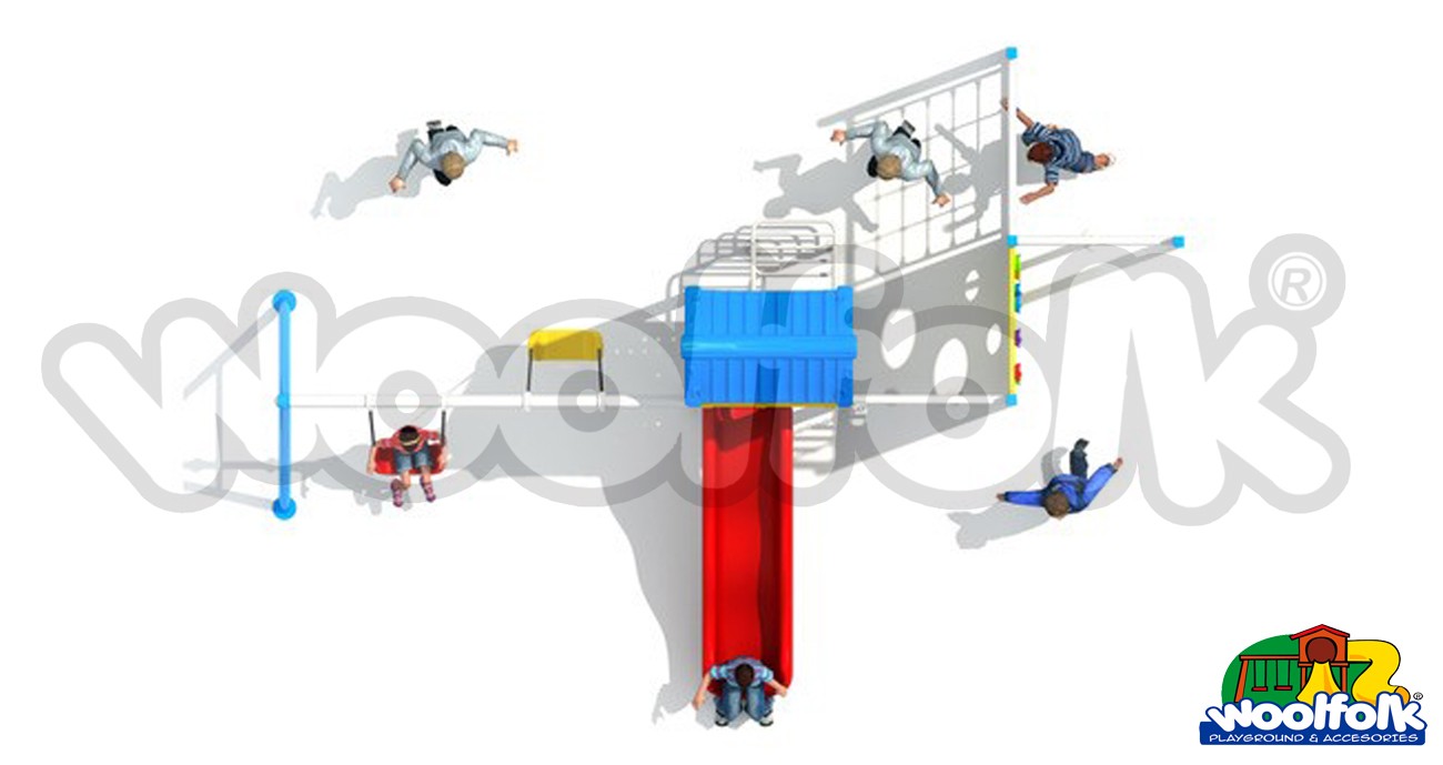 Juego Infantil para exteriores Línea Columpios. Modelo: MET206-E