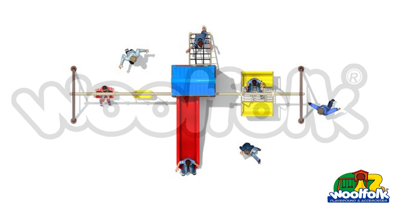 Juego Infantil para exteriores Línea Columpios. Modelo: MET205-E