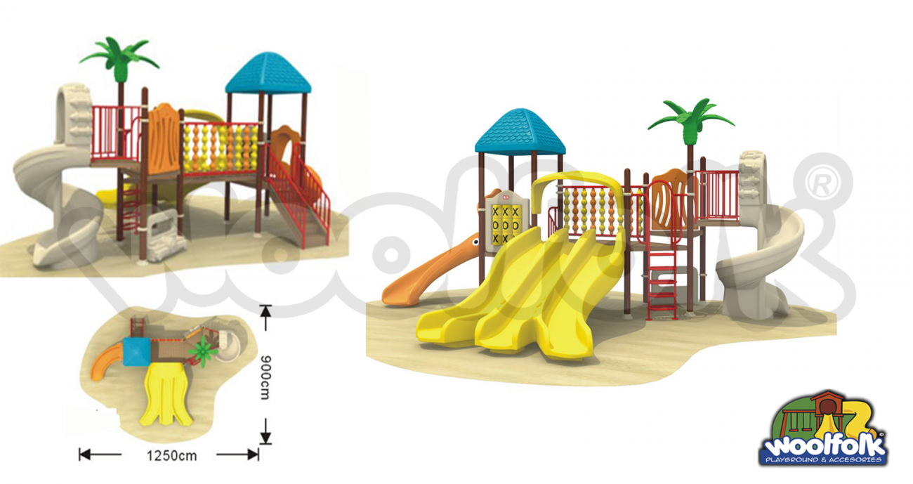 Juego Infantil para exteriores, tipo temático. Modelo: NA006