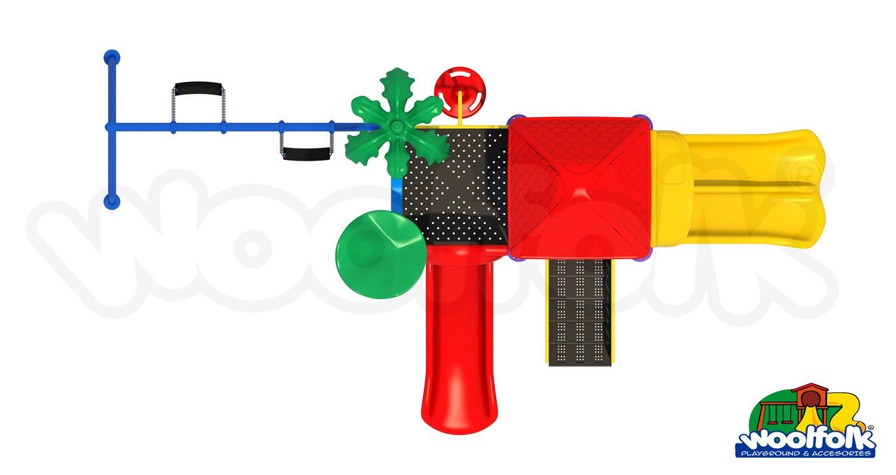 Juego Infantil para exteriores Línea Columpios. Modelo: MET209