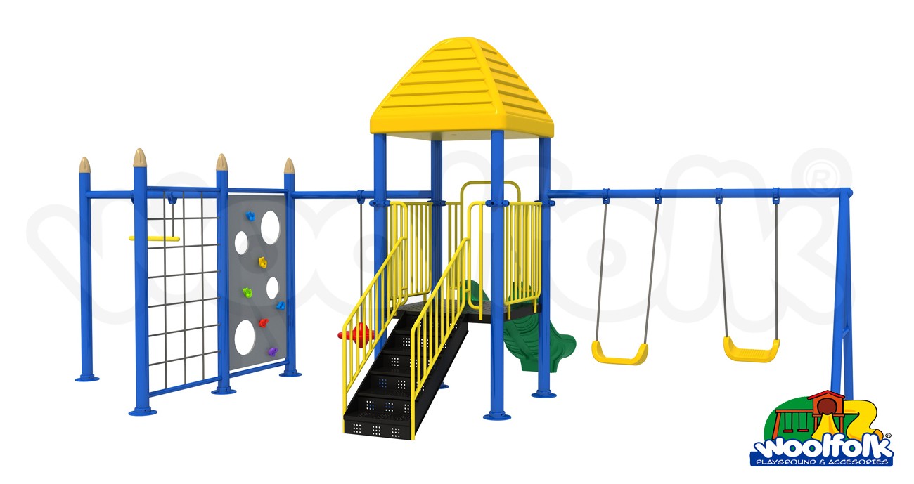 Juego Infantil metálico para exteriores. Modelo: MET207