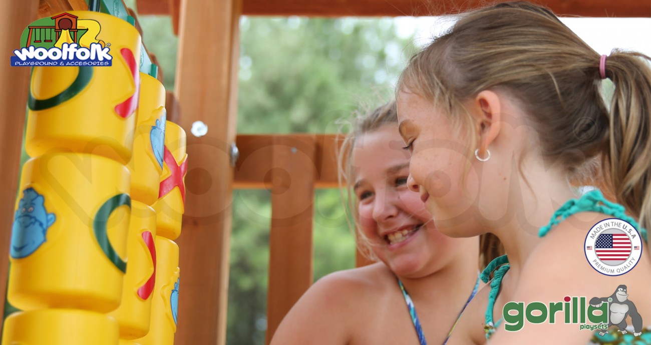 Juego Infantil de Madera Fabricado en Estados Unidos. Modelo: Frontier Treehouse