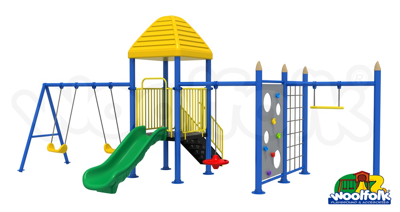 Juego Infantil metálico para exteriores. Modelo: MET207