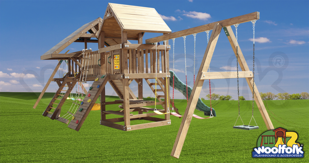 Juego Infantil de Madera de Pino Canadiense. Modelo: WDM005