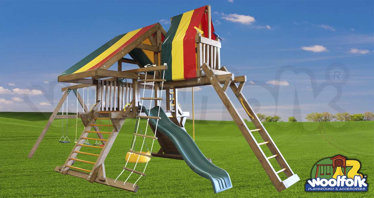 Juego Infantil de Madera de Pino Canadiense. Modelo: WDM004P