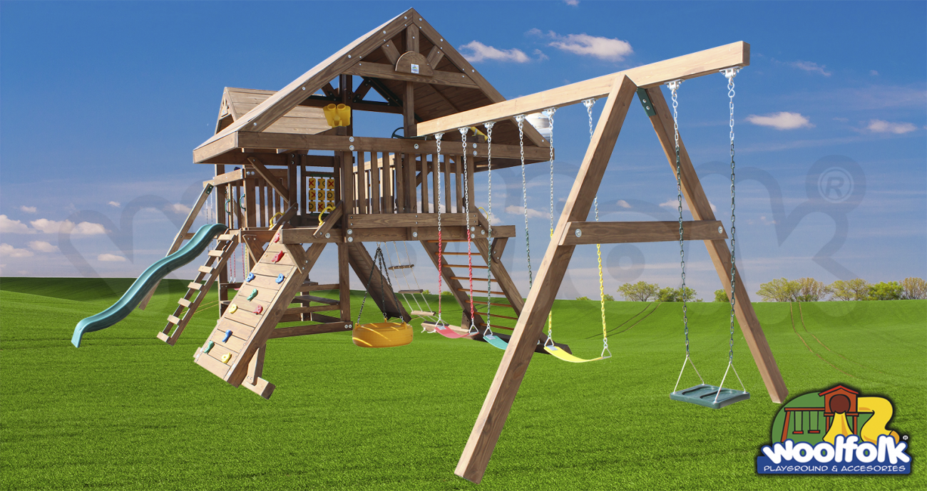 Juego Infantil de Madera de Pino Canadiense. Modelo: WDM005