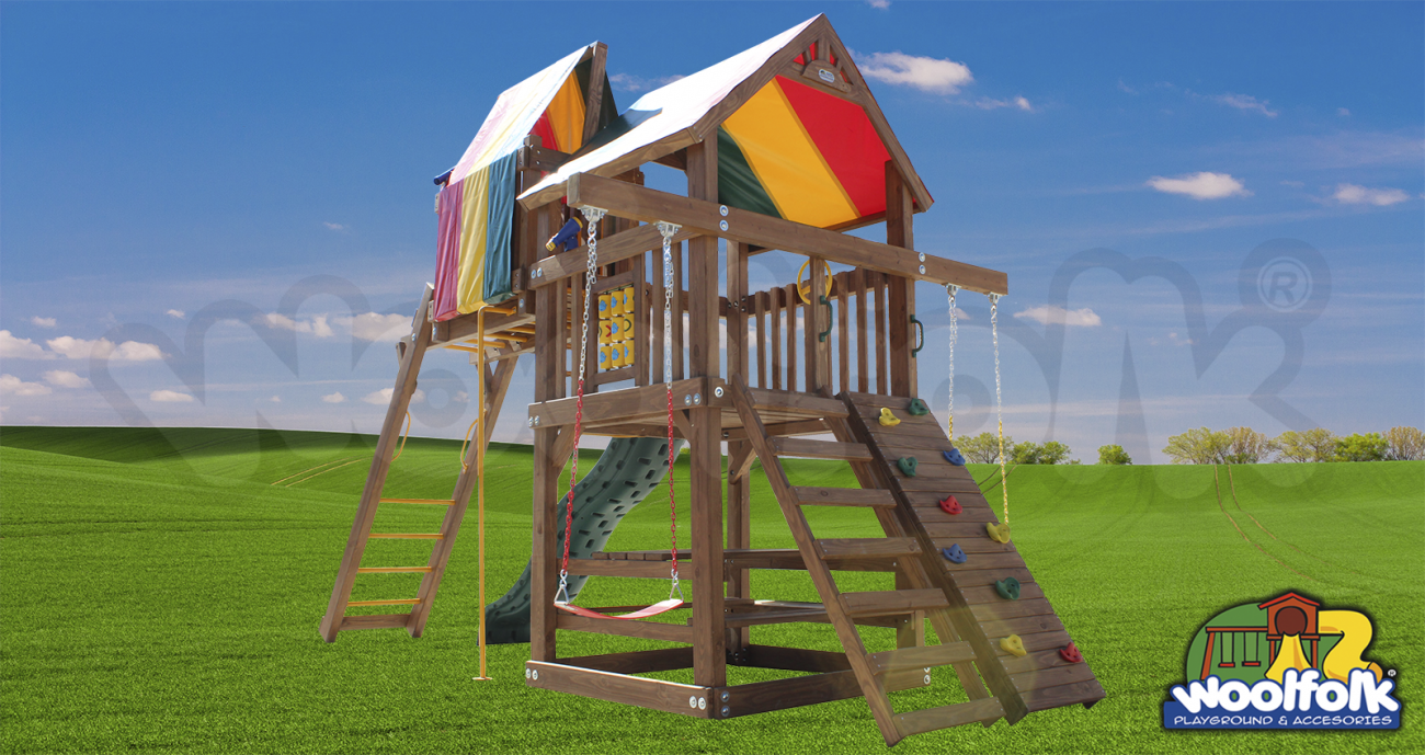 Juego Infantil de Madera de Pino Canadiense. Modelo: WDM002P