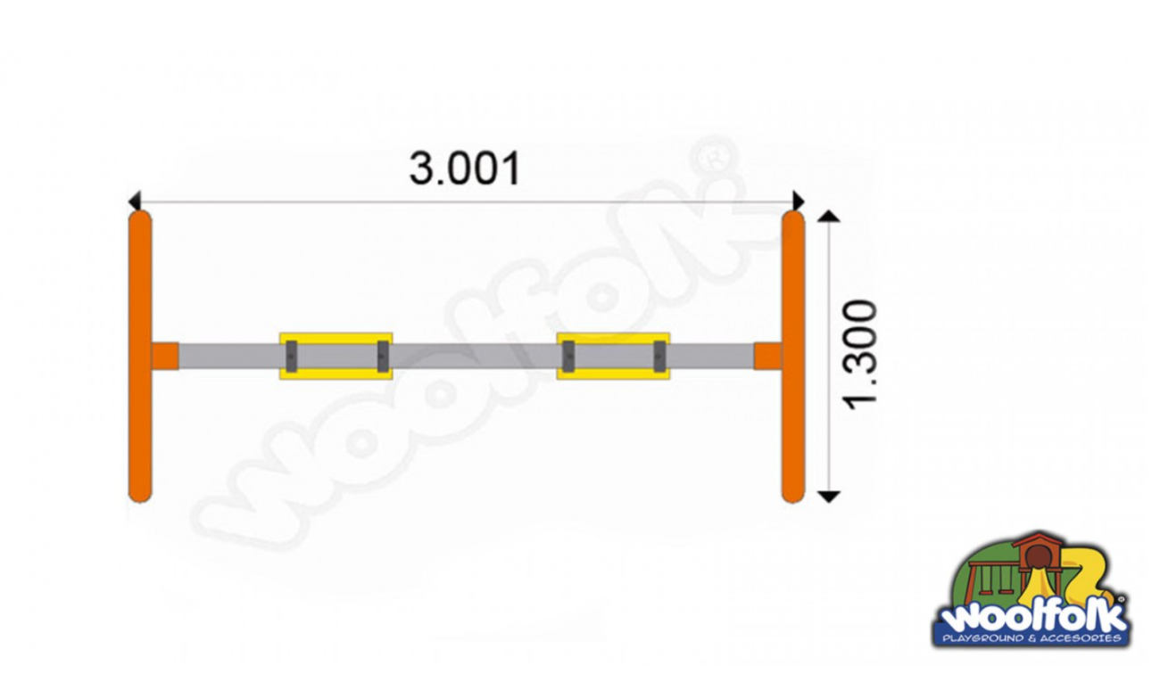 Juego Infantil para exteriores. Modelo: CMC001t