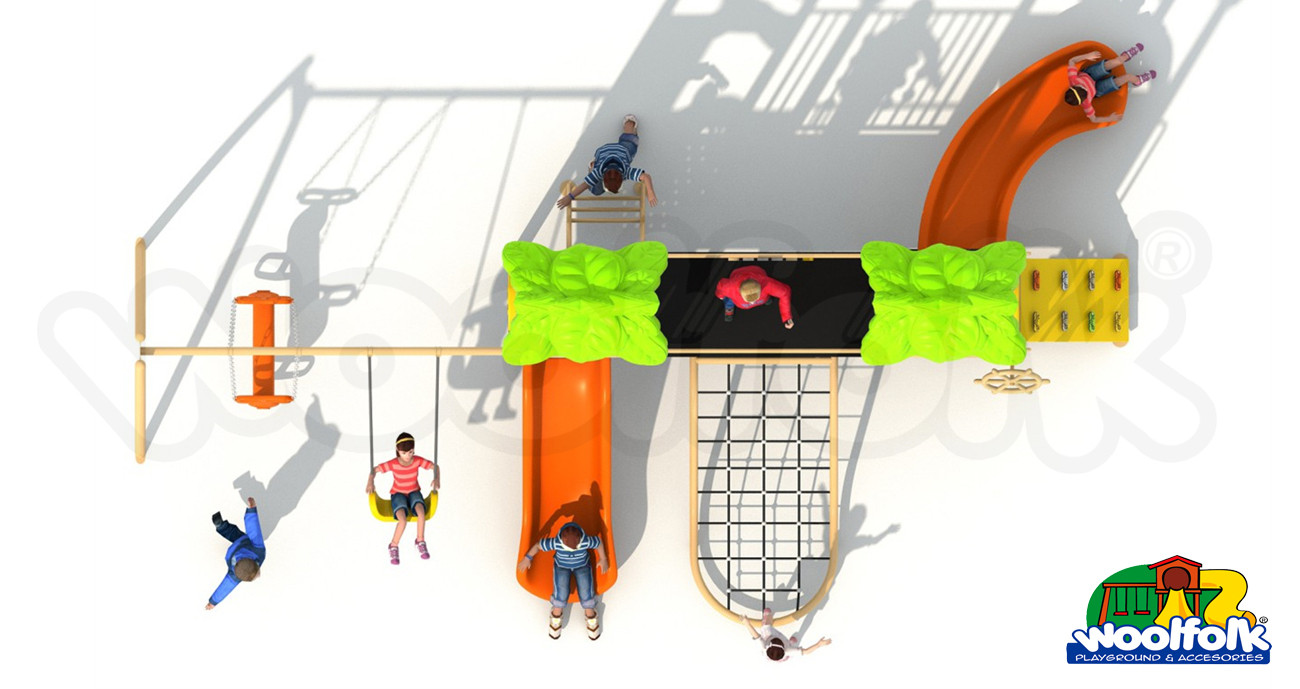 Juego Infantil para exteriores Línea Columpios. Modelo: MET236