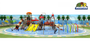 Juego Infantil acuático para parques y chapoteaderos.-WP004