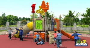 Juego Infantil para exteriores, tipo temático.-SP007