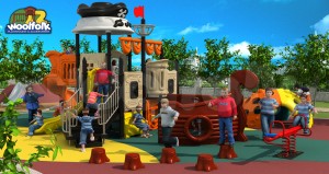 Juego Infantil para exteriores, tipo temático.-PS015