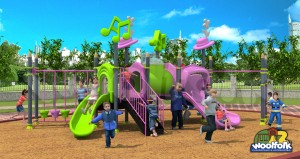 Juego Infantil para exteriores, tipo temático.-MU001