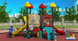 Juego Infantil para exteriores, tipo temático.-SS006