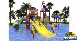 Juego Infantil acuático para parques y chapoteaderos.-WP013
