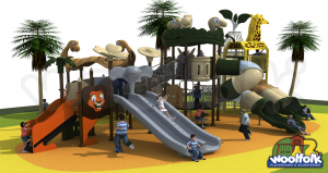 Juego Infantil para exteriores, tipo temático.-ZO036