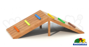 Juego Infantil para exteriores Línea Escalables tipo pared de piedras.-DOG009