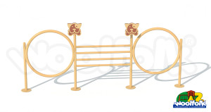 Juego Infantil para exteriores, tipo temático.-DOG007