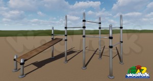 Aparato de Ejercicio para Exteriores.-CA008